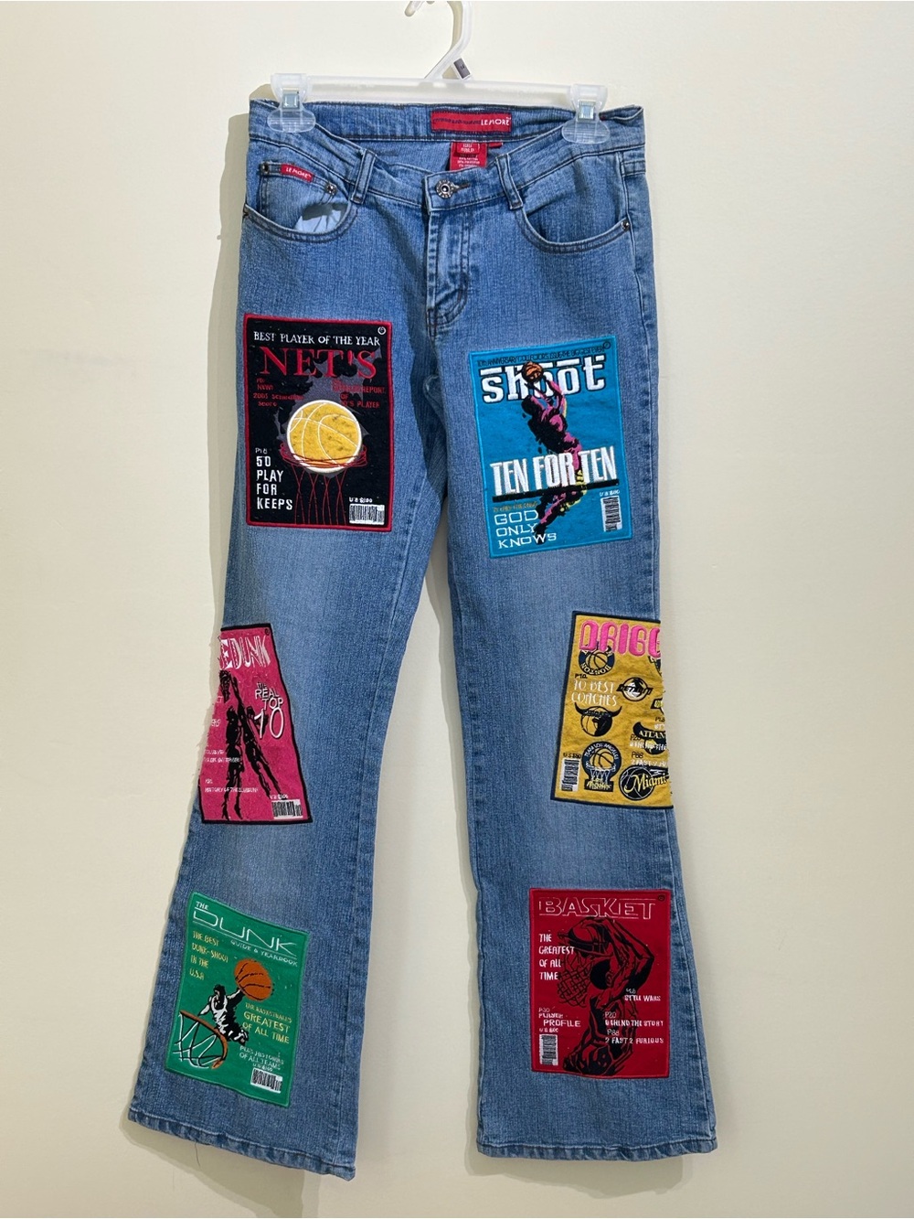 Vintage LEMORE 90s designer blue denim jeans